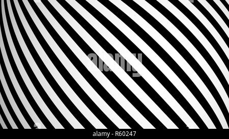 Animated background avec des lignes noires et blanches Banque D'Images