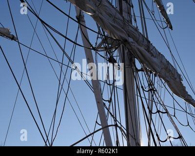 Grand voilier, Musée maritime de Vancouver, C.-B., Canada Banque D'Images