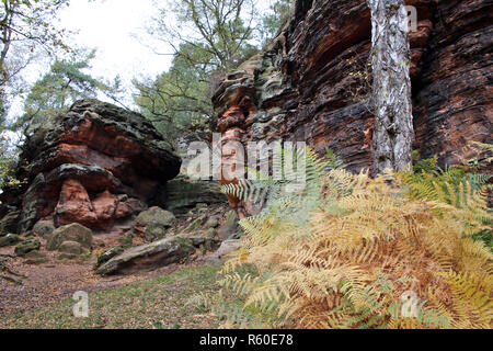 Monument naturel katzensteine Banque D'Images