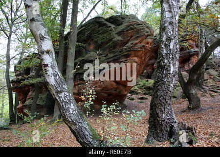 Monument naturel katzensteine Banque D'Images