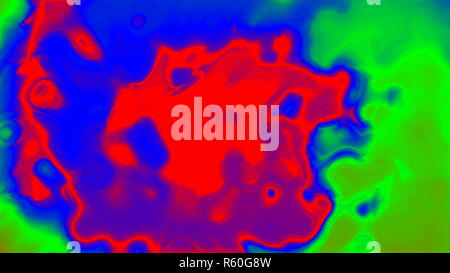 Résumé Contexte L'art psychédélique illustration numérique Banque D'Images