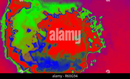 Résumé Contexte L'art psychédélique illustration numérique Banque D'Images