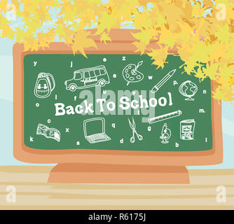 Retour à l’école Banque D'Images