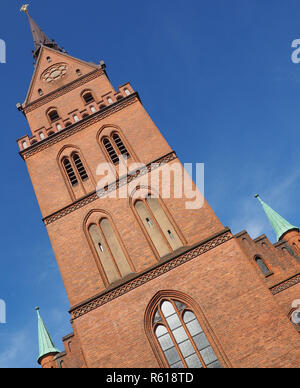 Église Propsteikirche Herz Jesu à Luebeck Banque D'Images