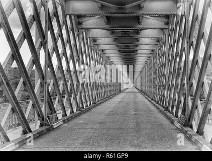 Au cours de la Puente Internacional rio minho valenca,Portugal, Banque D'Images