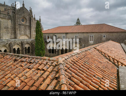 Kathedrale von Tui, Camino de Santiago, Spanien Banque D'Images