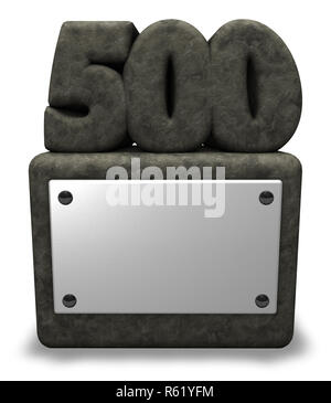 Socle en pierre sur plusieurs Banque D'Images