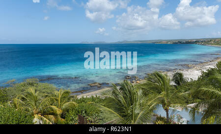 Plage côte mer mer des Caraïbes l'île de Bonaire Banque D'Images