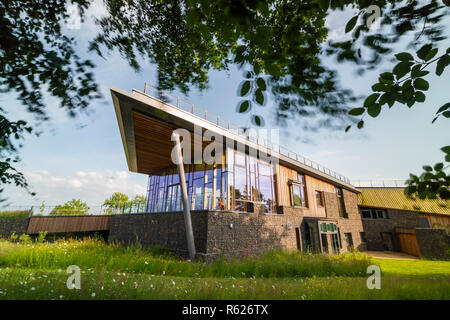 Le Centre de découverte du paysage national de bas dans le Parc National de Northumberland, Angleterre Banque D'Images