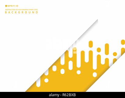 Résumé d'une bande de couleur jaune motif de lignes de fond avec une copie gratuite de l'espace sur la gauche, vector eps10 Illustration de Vecteur