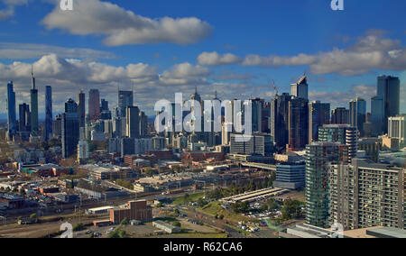 Vue de Melbourne, Australie Banque D'Images