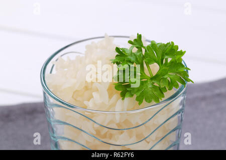 Pâtes fusilli de riz Banque D'Images