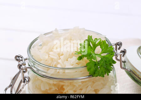 Pâtes fusilli de riz Banque D'Images