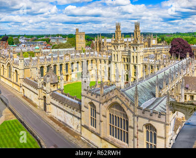 Toute âme College, Université d'Oxford Banque D'Images