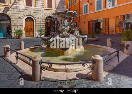 Fontaine des tortues, Rome, Italie Banque D'Images