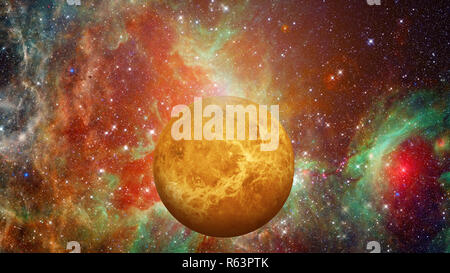 La planète Vénus. Éléments de cette image fournie par la NASA. Banque D'Images