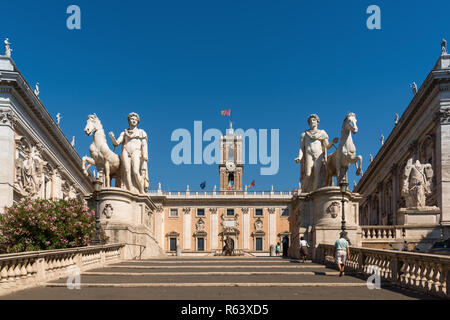 Cordonata, Capitole, Campidoglio, Rome, Italie Banque D'Images