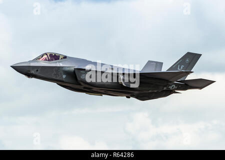 US Marine Corps F-35 Lightning II , photographié au Royal International Air Tattoo (RIAT) Banque D'Images