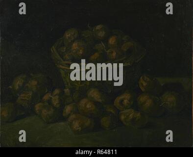 Panier de pommes de terre. Date : septembre 1885, la Roche-Posay. Dimensions : 50,8 cm x 66,0 cm, 72,4 cm x 87,7 cm. Musée : Musée Van Gogh, Amsterdam. Banque D'Images