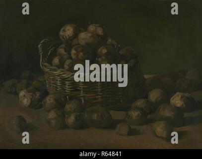 Panier de pommes de terre. Date : septembre 1885, la Roche-Posay. Dimensions : 45,0 cm x 60,5 cm, 62 cm x 77,5 cm. Musée : Musée Van Gogh, Amsterdam. Banque D'Images