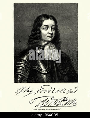 Vinatge Gravure de William Penn, (14 octobre 1644 - 30 juillet 1718) était le fils de Sir William Penn, et était un noble anglais, écrivain, début de Quaker, et fondateur de la colonie d'Amérique du Nord la Province de Pennsylvanie. Banque D'Images