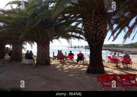 Praia do Ingrina dans l'Algarve, PORTUGAL Banque D'Images