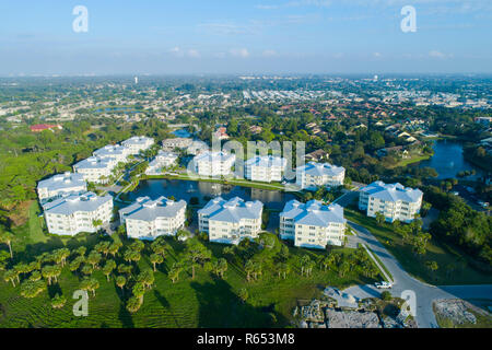 Resort condominium de style situé à Bradenton en Floride Banque D'Images