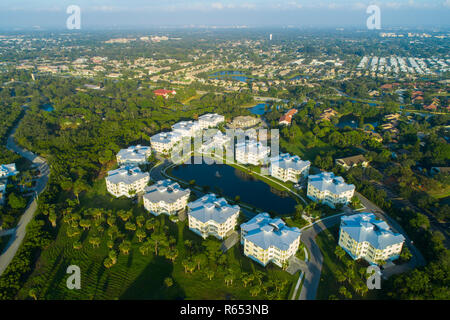 Resort condominium de style situé à Bradenton en Floride Banque D'Images