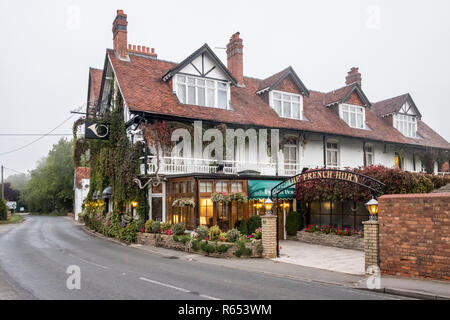 Le cor français, restaurant et hôtel, Sonning on Thames, Berkshire, England, GB, UK Banque D'Images