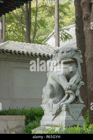 Temple taoïste ancienne près de Laoshan à Qingdao Banque D'Images