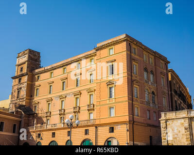 Casteddu (quartier du château de sens) à Cagliari (HDR) Banque D'Images