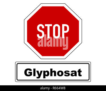 Panneau stop avec plus d'informations Banque D'Images