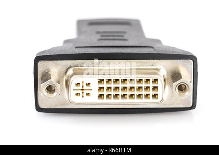 Le convertisseur DVI vers HDMI Banque D'Images