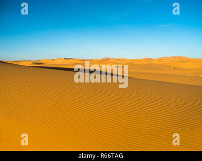 Erg Chubby - désert marocain Banque D'Images