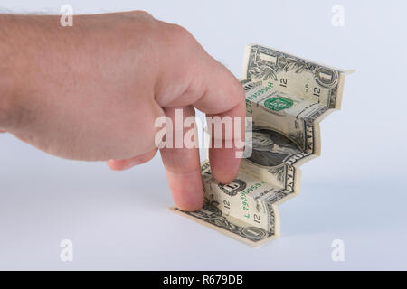 La montée du dollar Banque D'Images