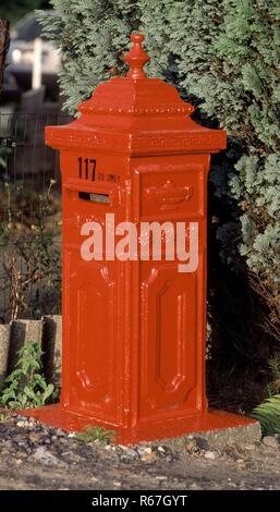 BUZON DE CASA PARTICULIER. Lieu : extérieur. BRUGES. Belgien. Banque D'Images