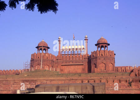 Fort Rouge, New Delhi, Inde Banque D'Images
