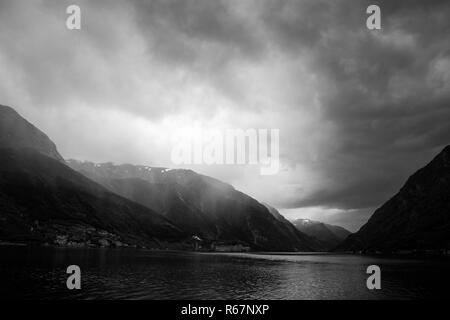 Odda hordaland en Norvège,, Banque D'Images