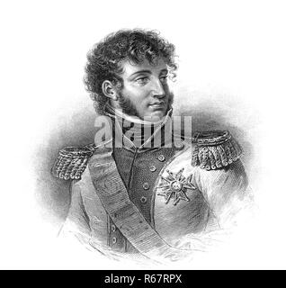 JOACHIM MURAT (1767-1815) Maréchal et Amiral de France sous Napoléon Banque D'Images