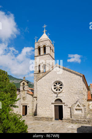 Monastère orthodoxe Rezevici, près de Budva, Monténégro Banque D'Images