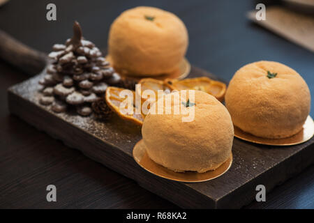 Délicieux dessert pour Noël Banque D'Images