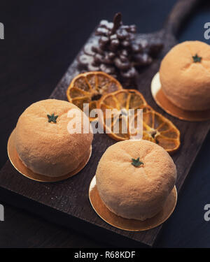 Délicieux dessert pour Noël Banque D'Images