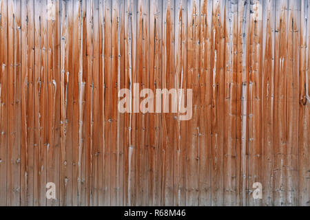 Old vintage brown weathered barrière de planches en bois Banque D'Images