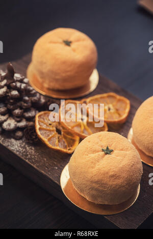 Délicieux dessert pour Noël Banque D'Images