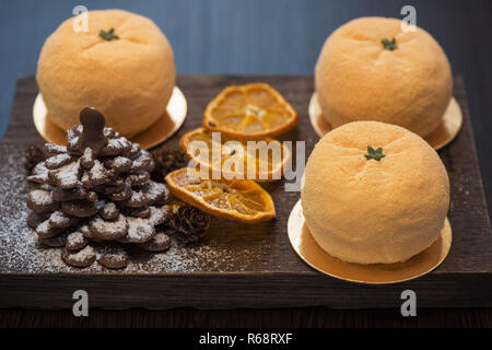 Délicieux dessert pour Noël Banque D'Images