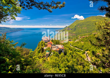 Madonna di Montecastello hermitage au-dessus du Lago di Garda Banque D'Images