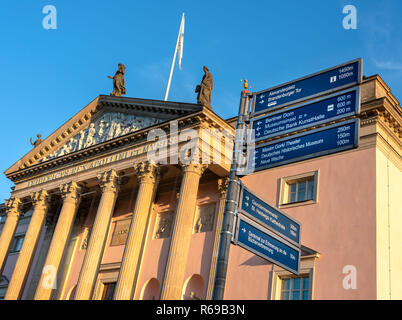 Directions à Berlin Banque D'Images