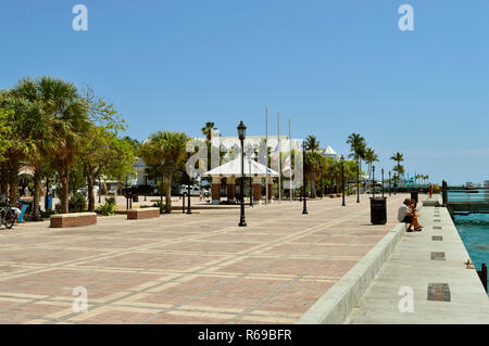 Marina de Key West le point le plus au sud de la partie continentale de Key West, Floride, USA Banque D'Images