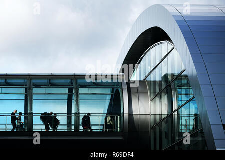 Ancien bâtiment de l'aéroport de Dublin, l'aéroport de Dublin, République d'Irlande Banque D'Images