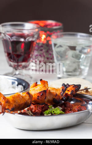 Poulet Tikka masala Banque D'Images
